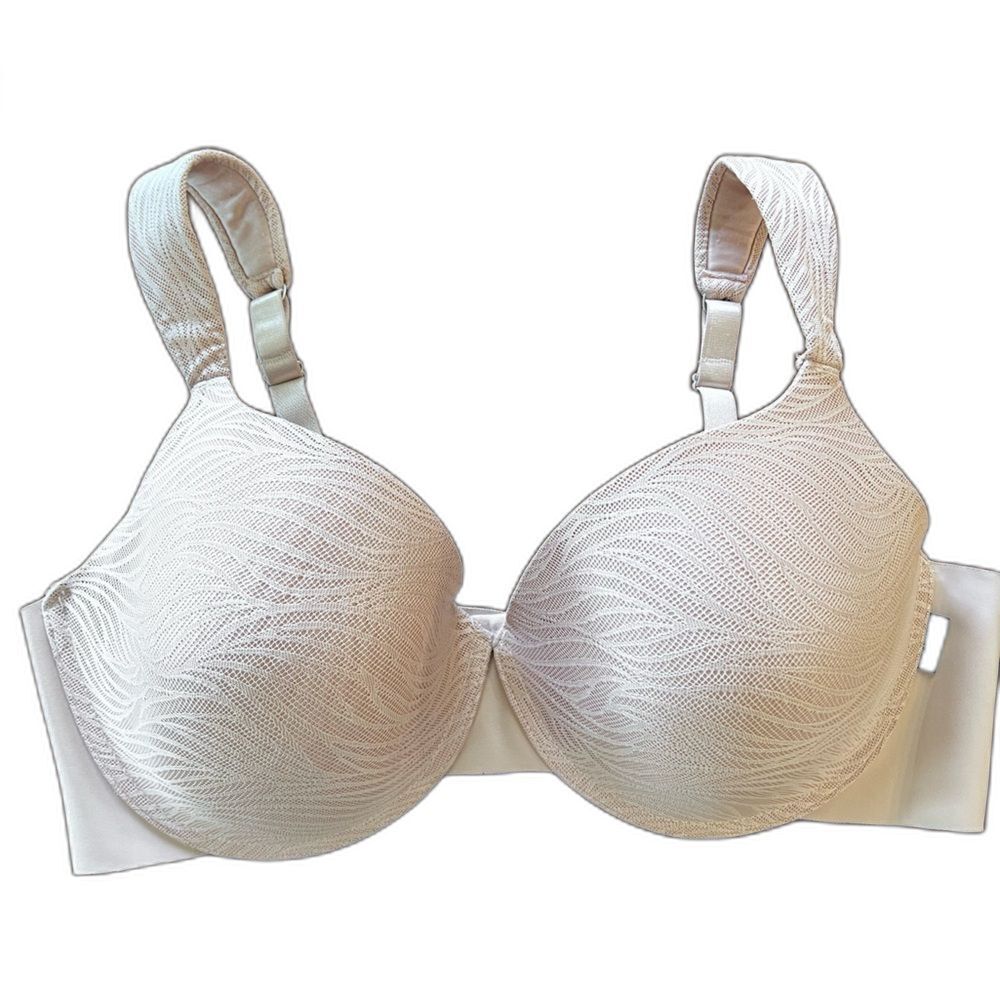 Vince Camuto Lace Overlay Underwire Bra Nude Supportive Comfort Secure 42C